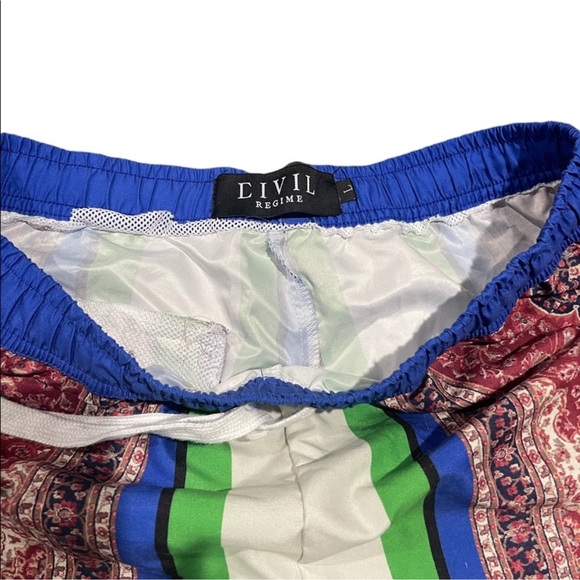 Civil Regime Drawstring Shorts. Size large. - Picture 5 of 6